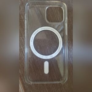 Iphone 13 Mini Apple Brand MagSafe Clear phone case.